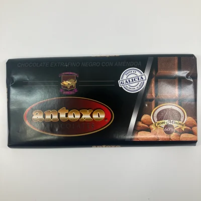 Chocolate Negro Almendras Antoxo