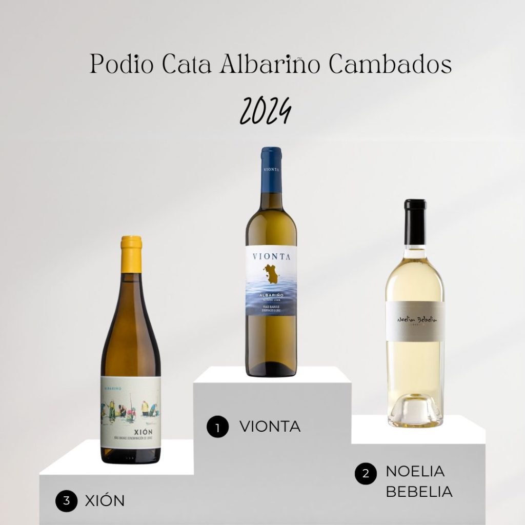 Podio cata albariño cambados 2024