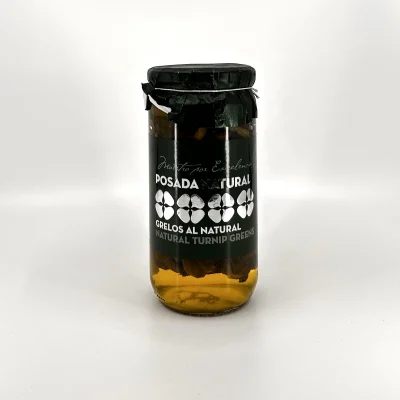 Grelos al Natural Frasco de 360g.