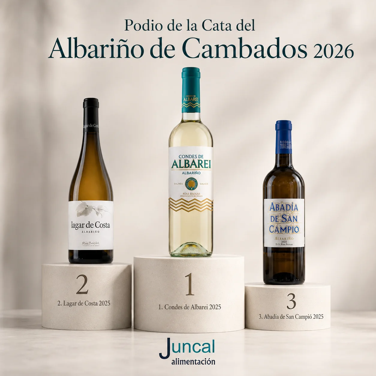 podio albariño cambados 2026