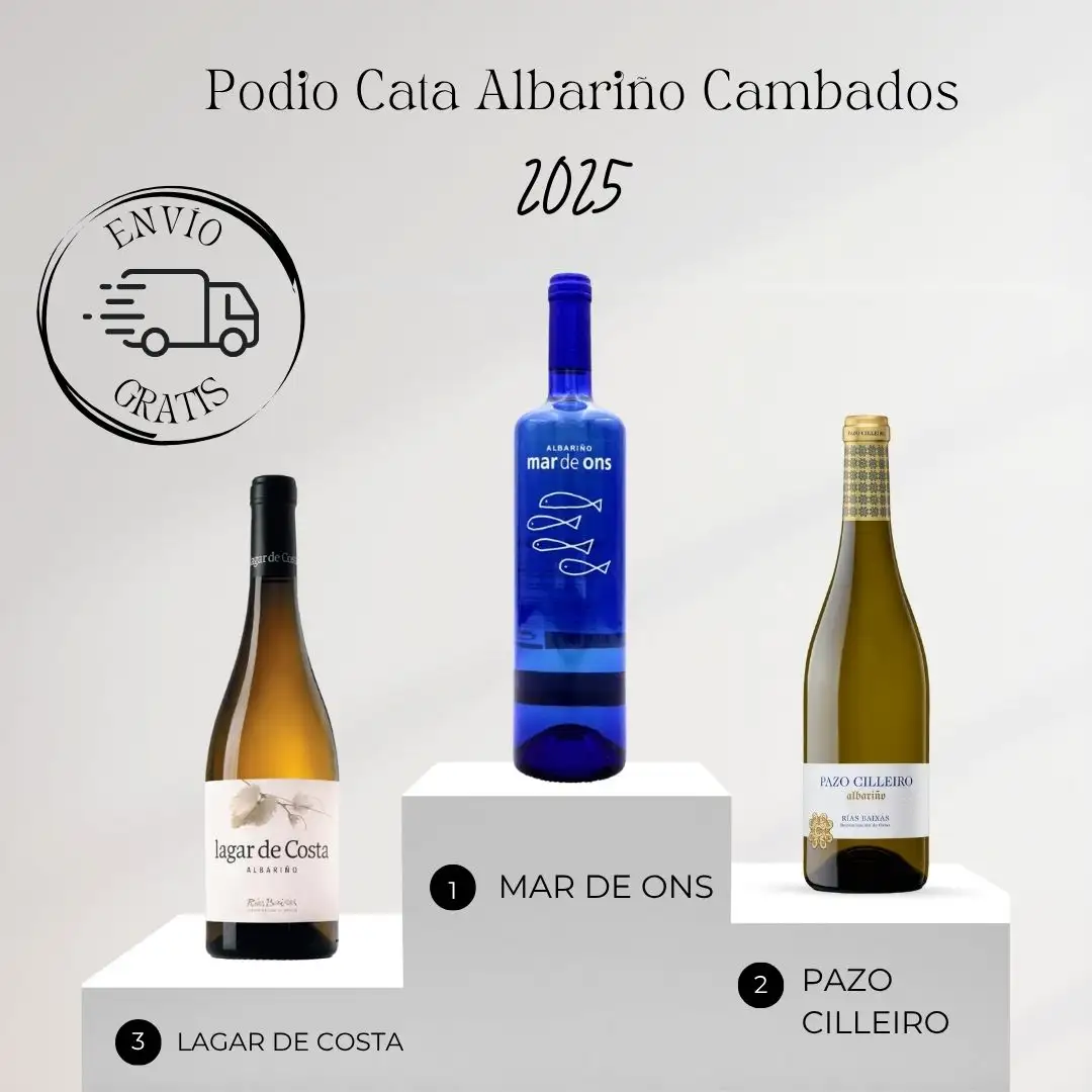 podio cata albariño de cambados 2 botellas envio gratis web