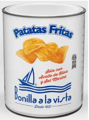 Patatas Fritas Bonilla Lata 275gr
