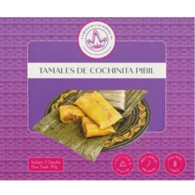 Tamales Cochinita Pibil La Reina de las Tortillas