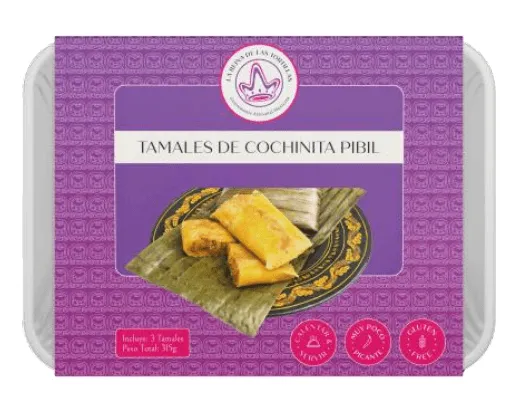 Tamales Cochinita Pibil La Reina de las Tortillas