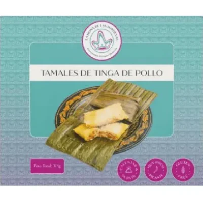 Tamales Tinga de Pollo La Reina de las Tortillas